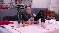 Play Mature British Man Mike Essex's Anal Dildo Adventure with Vibrator