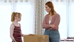 Play Tattooed MILF and Petite Stepdaughter Share a Forbidden Lesbian Encounter