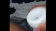 Reproduzir Bukkake de pau preto: masturbação de POV e cargas de cum parte 1